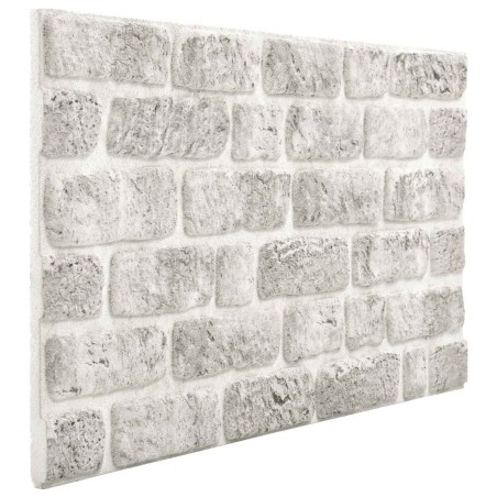 Panneaux muraux 10 pcs Gris clair 100 x 50 cm Mousse EPS 624664624664