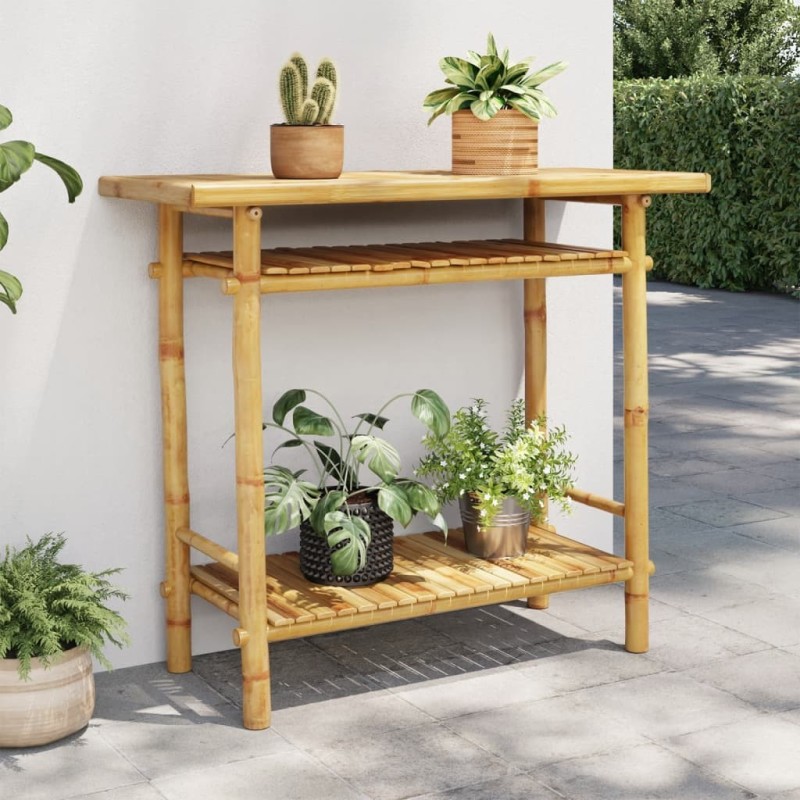 Table console 90x37x75 cm bambou 624668624668