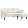 Ensemble de Canapés avec coussin Crème Polyester 624681624681
