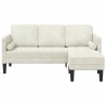 Ensemble de Canapés avec coussin Crème Polyester 624681624681