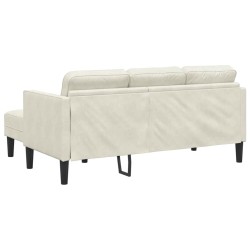 Ensemble de Canapés avec coussin Crème Polyester 624681624681