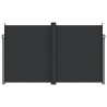 Auvent latéral rétractable noir 200x1000 cm 624690624690