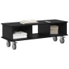 Meuble TV Chêne noir 100 x 35 x 35 cm Bois d'ingénierie 624691624691