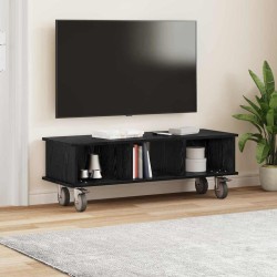 Meuble TV Chêne noir 100 x 35 x 35 cm Bois d'ingénierie 624691624691