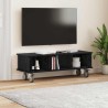 Meuble TV Chêne noir 100 x 35 x 35 cm Bois d'ingénierie 624691624691
