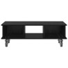Meuble TV Chêne noir 100 x 35 x 35 cm Bois d'ingénierie 624691624691
