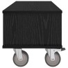 Meuble TV Chêne noir 100 x 35 x 35 cm Bois d'ingénierie 624691624691