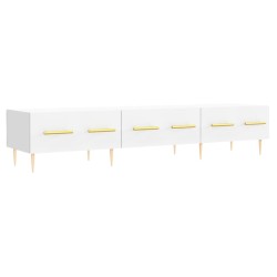 Meuble TV blanc 150x36x30 cm bois d'ingénierie 624692624692