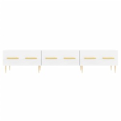 Meuble TV blanc 150x36x30 cm bois d'ingénierie 624692624692