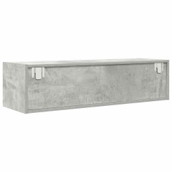 Meuble TV Gris béton 100 x 31 x 25,5 cm Bois d'ingénierie 624696624696