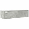Meuble TV Gris béton 100 x 31 x 25,5 cm Bois d'ingénierie 624696624696