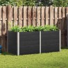Lit surélevé de jardin 200x100x91 cm WPC Gris 624700624700
