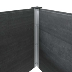 Lit surélevé de jardin 200x100x91 cm WPC Gris 624700624700