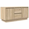 Meuble TV avec lumières LED chêne sonoma 100x41x50 cm 624703624703