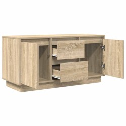 Meuble TV avec lumières LED chêne sonoma 100x41x50 cm 624703624703