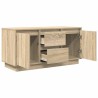 Meuble TV avec lumières LED chêne sonoma 100x41x50 cm 624703624703