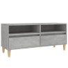 Meuble TV gris béton 100x34,5x44,5 cm bois d'ingénierie 624707624707
