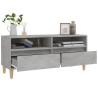 Meuble TV gris béton 100x34,5x44,5 cm bois d'ingénierie 624707624707