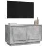 Meuble TV gris béton 80x35x45 cm bois d'ingénierie 624708624708