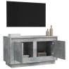 Meuble TV gris béton 80x35x45 cm bois d'ingénierie 624708624708