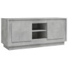 Meuble TV gris béton 102x35x45 cm bois d'ingénierie 624709624709