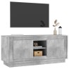 Meuble TV gris béton 102x35x45 cm bois d'ingénierie 624709624709