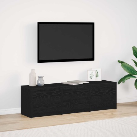Meuble TV Chêne noir 140 x 34 x 40 cm Bois d'ingénierie 624711624711