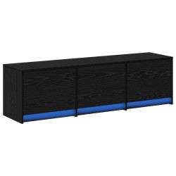 Meuble TV Chêne noir 140 x 34 x 40 cm Bois d'ingénierie 624711624711