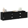 Meuble TV Chêne noir 140 x 34 x 40 cm Bois d'ingénierie 624711624711