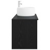 Ensemble de mobilier de salle de bain 2 pcs Chêne noir 624713624713