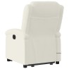 Fauteuil inclinable de massage électrique crème velours 624748624748