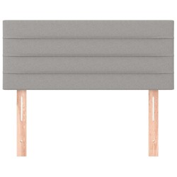 Tête de lit Gris clair 80x5x78/88 cm Tissu 624751624751
