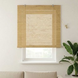 Store enrouleur Naturel 130 x 160 cm Bambou 624752624752