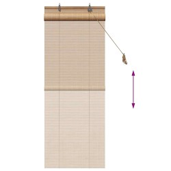 Store enrouleur Marron 70 x 160 cm Bambou 624753624753