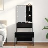 Ensemble de table de maquillage LED 2 pcs Chêne noir 624757624757