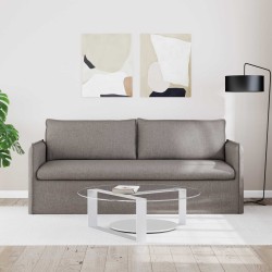 Canapé Taupe 196 x 82 x 85 cm tissu 624759624759