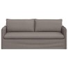 Canapé Taupe 196 x 82 x 85 cm tissu 624759624759