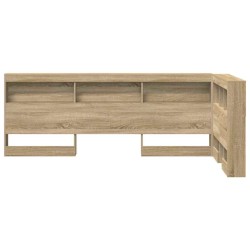 Tête de lit de rangement Chêne Sonoma 90 cm Bois d'ingénierie 624760624760