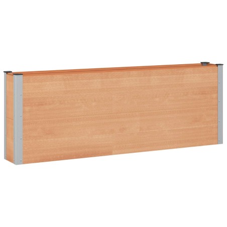 Jardinière surélevée Marron 200 x 30 x 72 cm WPC et Aluminium 624761624761