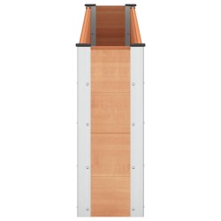 Jardinière surélevée Marron 200 x 30 x 72 cm WPC et Aluminium 624761624761