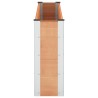 Jardinière surélevée Marron 200 x 30 x 72 cm WPC et Aluminium 624761624761