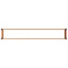 Jardinière surélevée Marron 200 x 30 x 72 cm WPC et Aluminium 624761624761