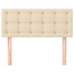 Tête de lit Crème 100x5x78/88 cm Tissu 624768624768