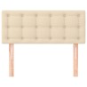 Tête de lit Crème 100x5x78/88 cm Tissu 624768624768