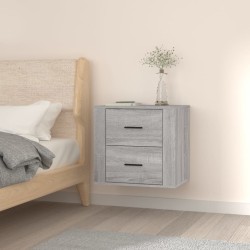 Table de chevet murale Sonoma gris 50x36x47 cm 624769624769
