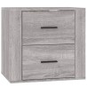 Table de chevet murale Sonoma gris 50x36x47 cm 624769624769