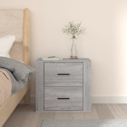 Table de chevet murale Sonoma gris 50x36x47 cm 624769624769