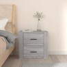 Table de chevet murale Sonoma gris 50x36x47 cm 624769624769