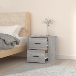 Table de chevet murale Sonoma gris 50x36x47 cm 624769624769