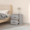 Table de chevet murale Sonoma gris 50x36x47 cm 624769624769